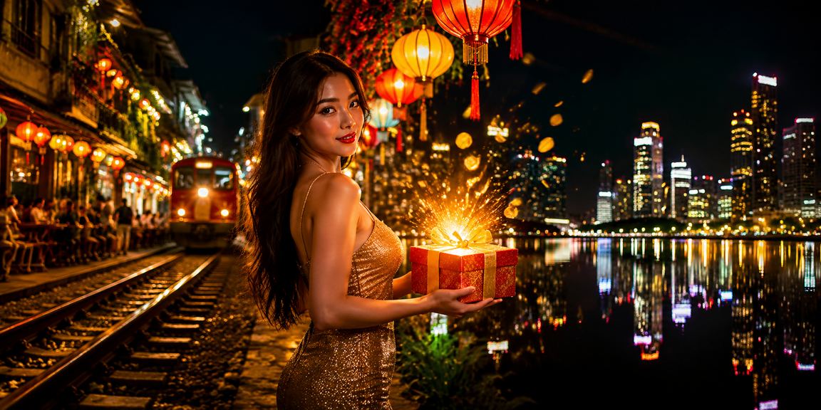 Người chơi slot game tại chợ đêm Hà Nội trên điện thoại di động vào buổi tối