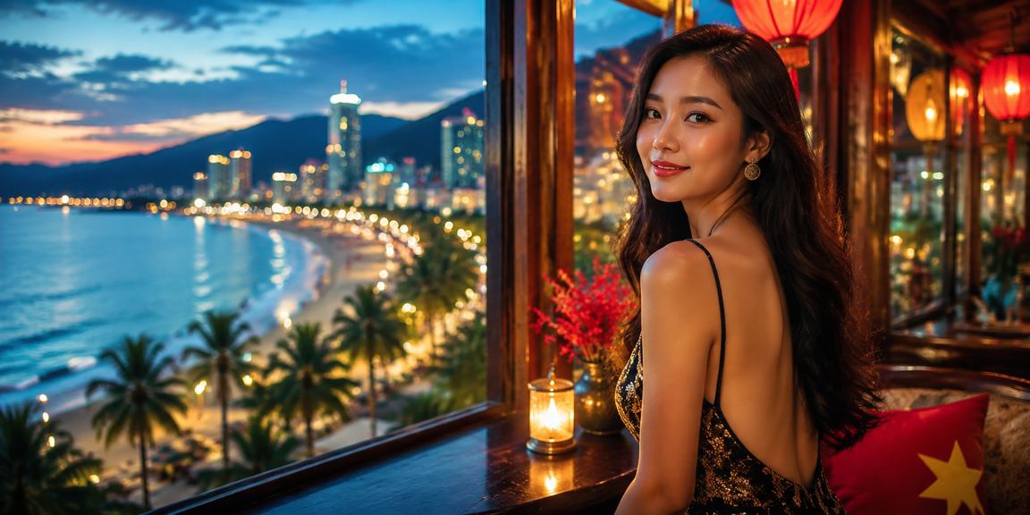 Người dùng ngồi uống cà phê tại Quy Nhơn vừa xem kết quả cá cược thể thao trên điện thoại